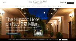 Desktop Screenshot of cabiancamilano.com